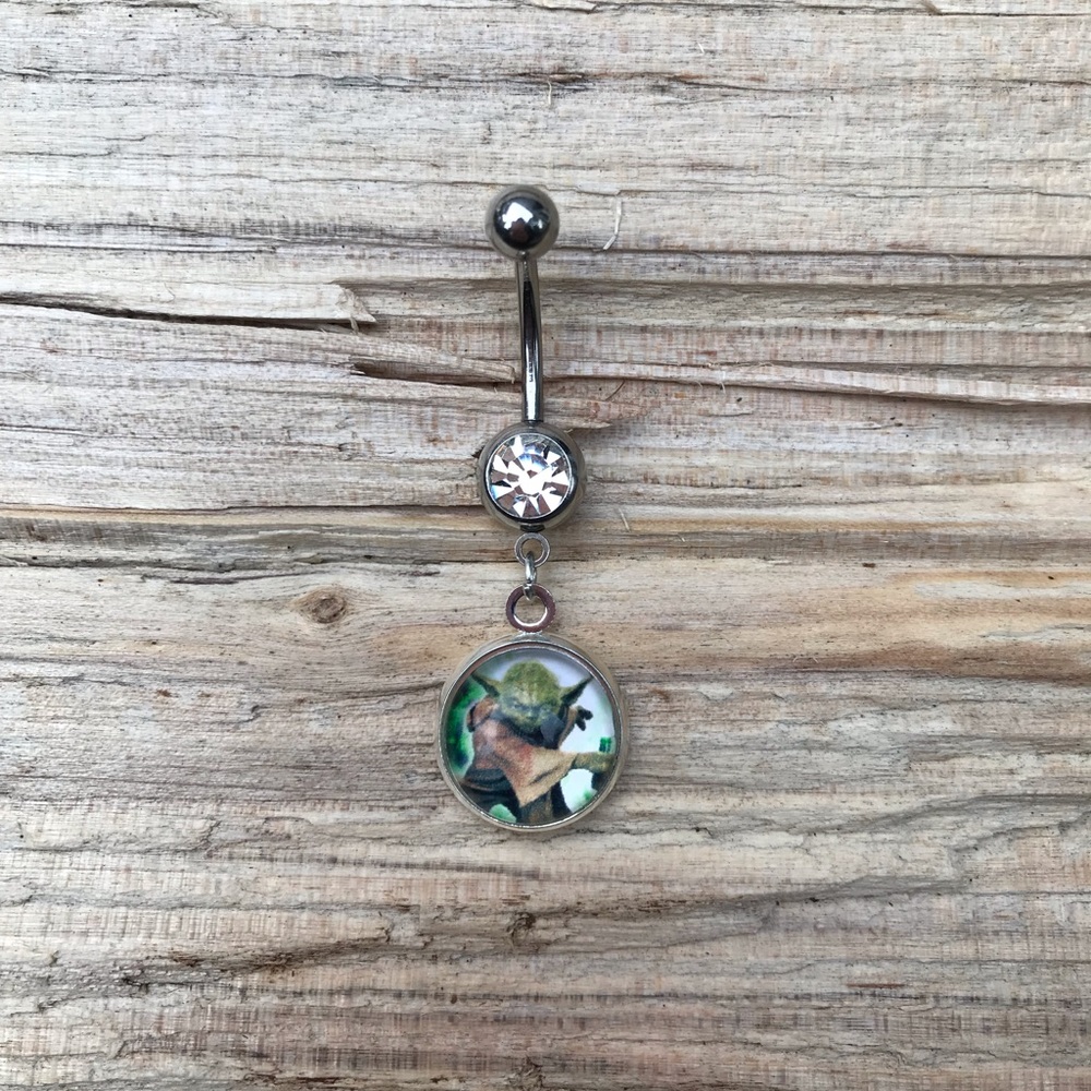 Star Wars Yoda Belly‎ Button Ring